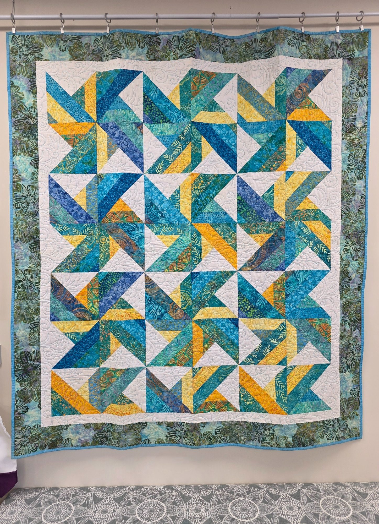 Strip Stacks Quilt by GE Designs